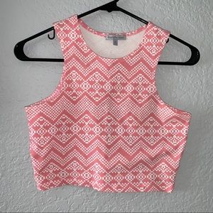 Pink crop top